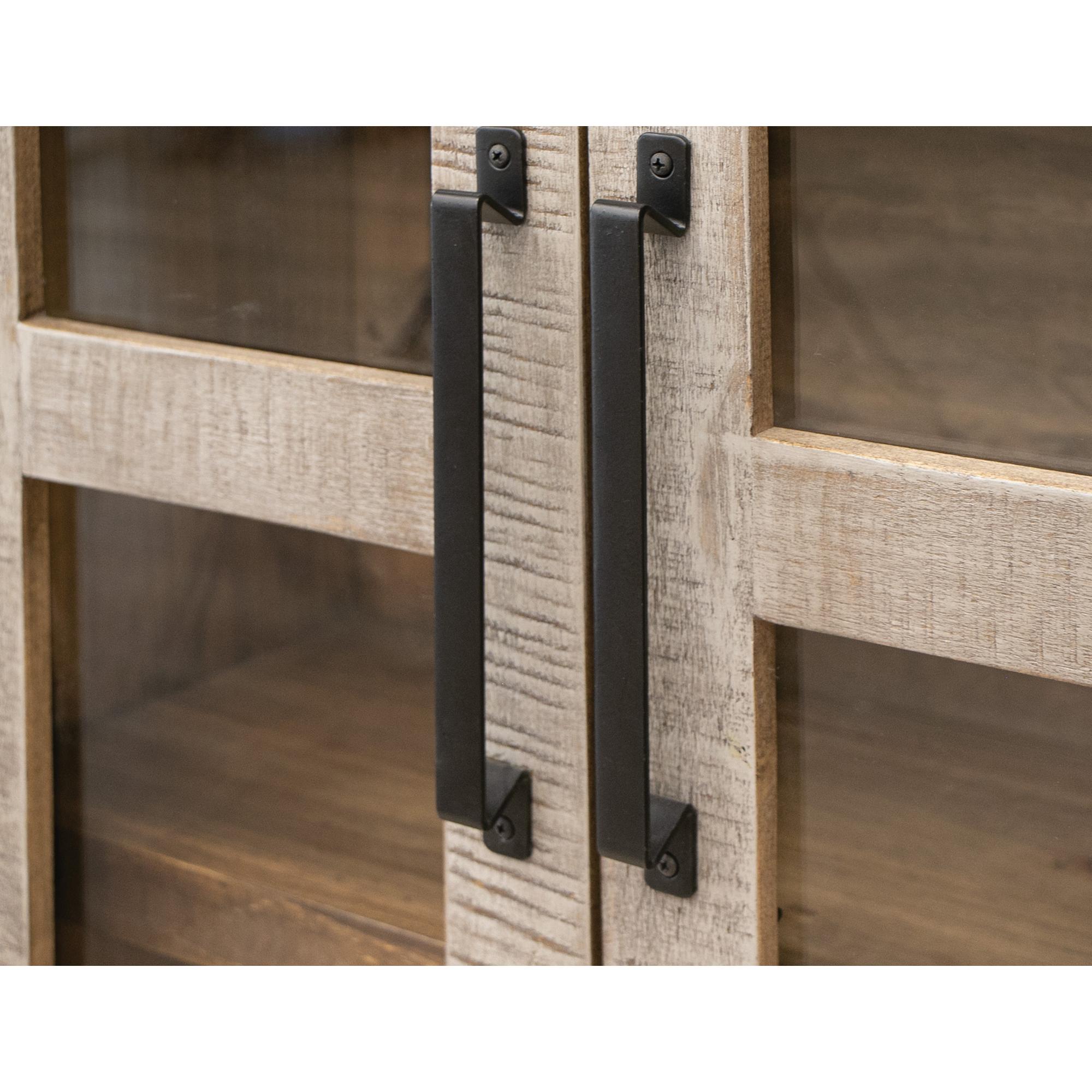 Loft Brown 1 Drawer 2 Doors Cabinet 8 Loft Brown 1 Drawer 2 Doors Cabinet - Image 8