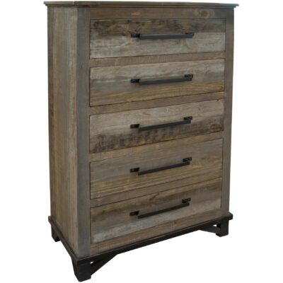 Loft Brown 5 Drawer Chest
