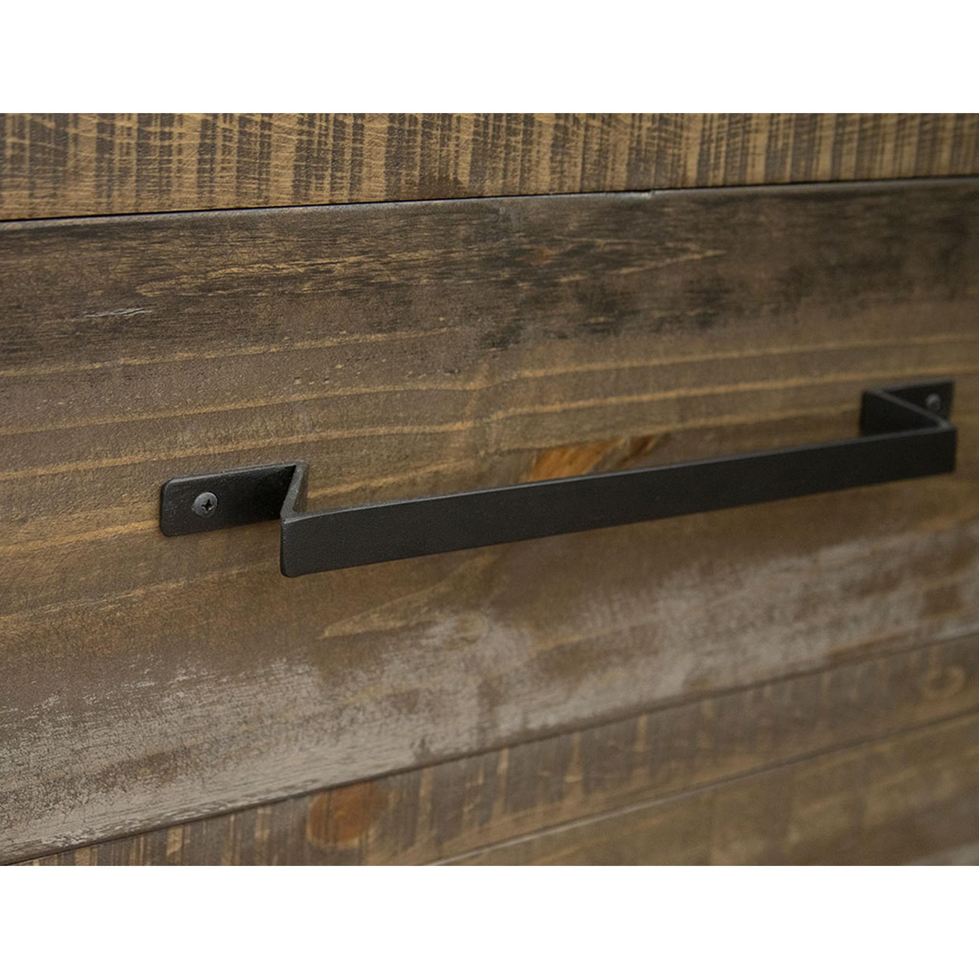 Loft Brown 5 Drawer Chest 3 Loft Brown 5 Drawer Chest - Image 3