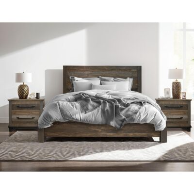 Loft Brown 2 Drawer Nightstand IFD6441NTS IFD6441NTS 02