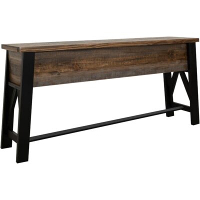 Loft Brown Counter Height Sofa Table