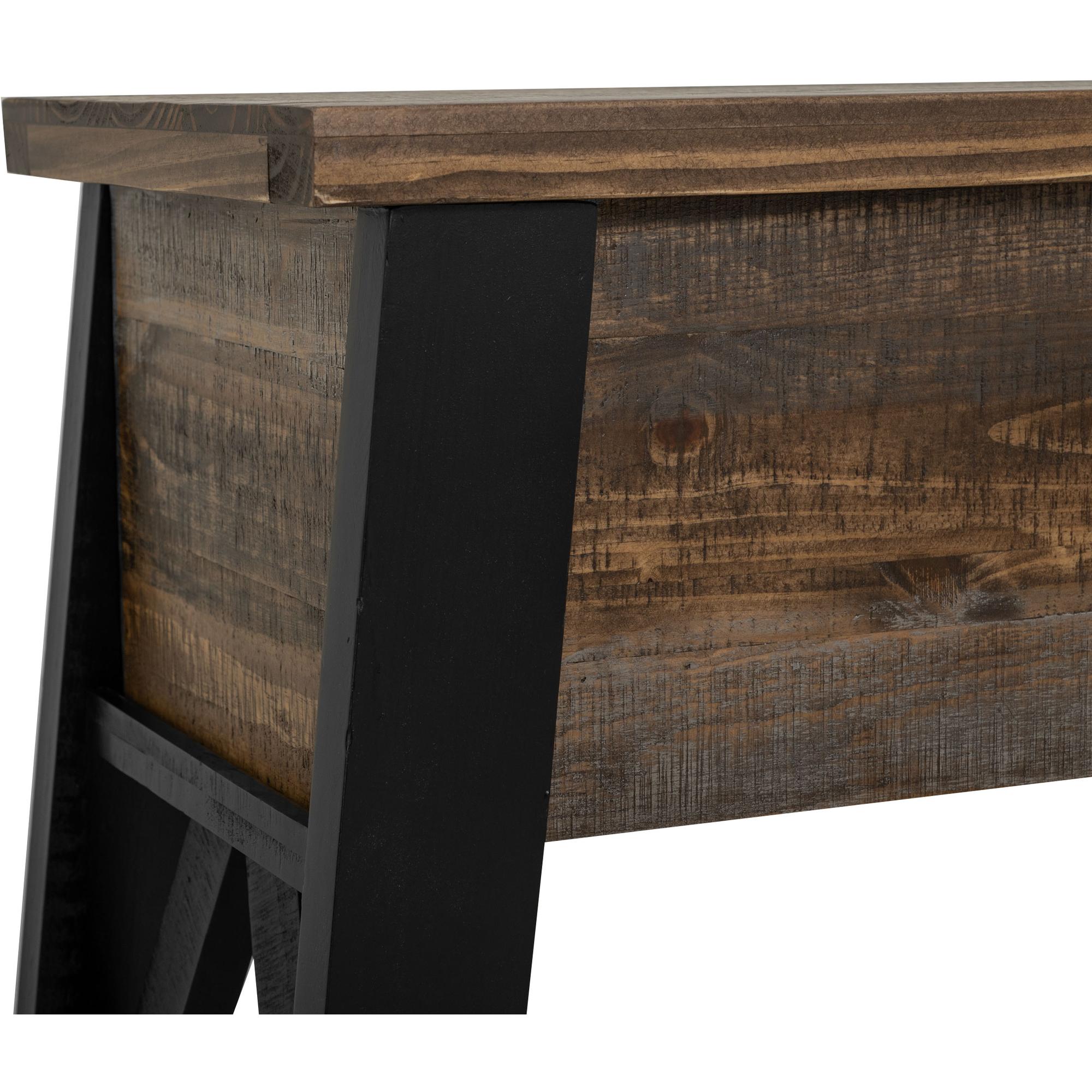 Loft Brown Counter Height Sofa Table 8 Loft Brown Counter Height Sofa Table - Image 8