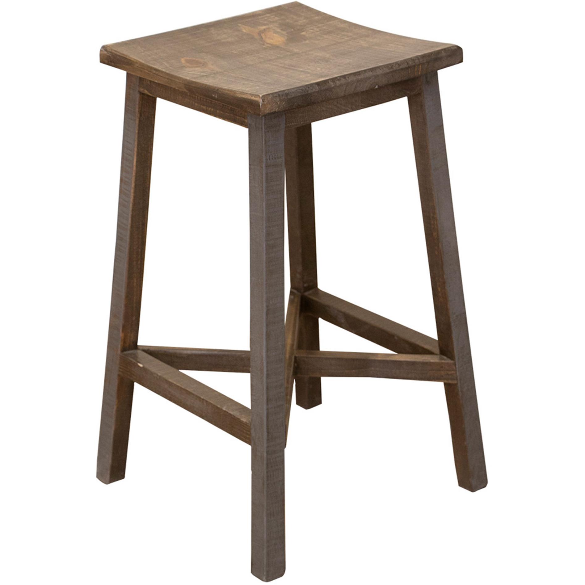 Loft Brown 30" Wooden Stool IFD6441STL30 1 Loft Brown 30" Wooden Stool IFD6441STL30