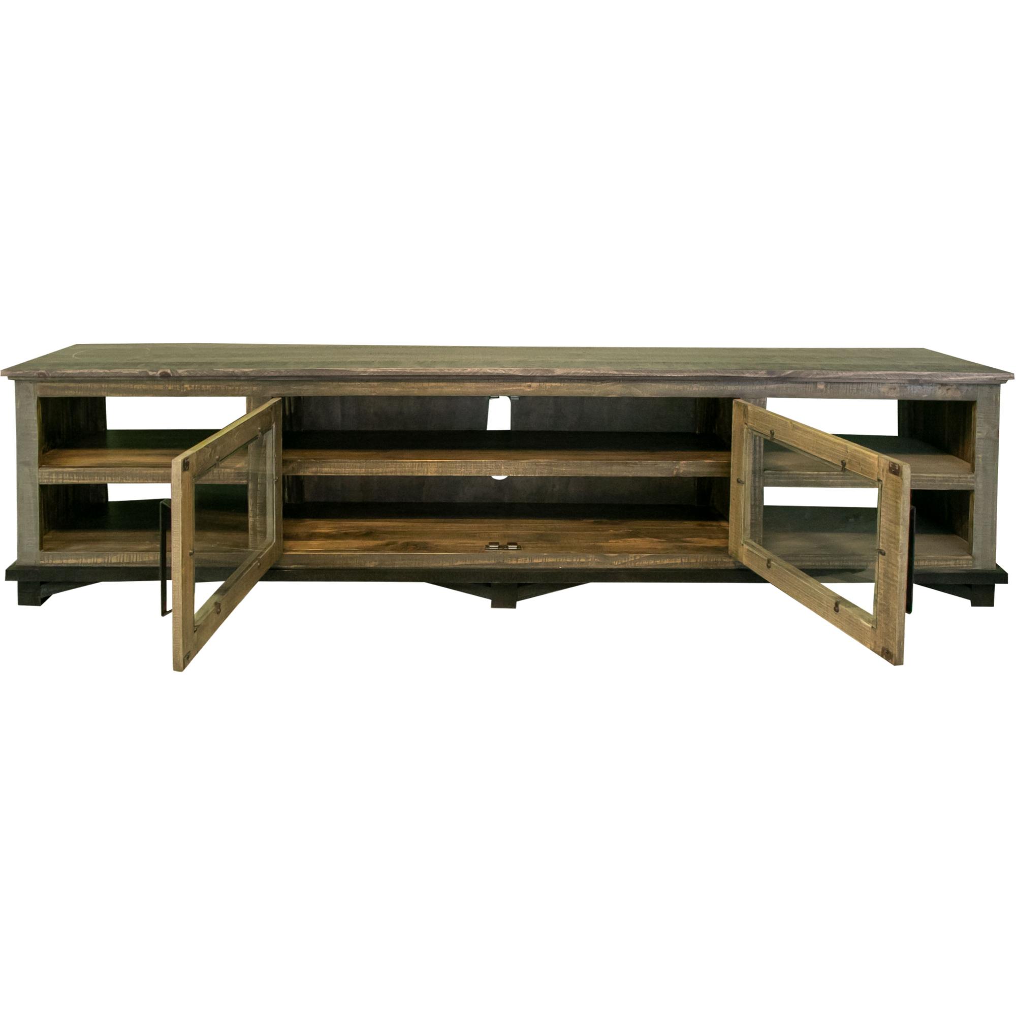 Loft Brown 2 Door 93" TV Stand 5 Loft Brown 2 Door 93" TV Stand - Image 5