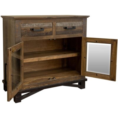 Loft Brown 2 Drawer 2 Doors Server 7 Loft Brown 2 Drawer 2 Doors Server IFD6441SVR IFD6441SVR 02