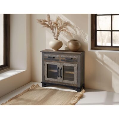 Loft Brown 2 Drawer 2 Doors Server 8 Loft Brown 2 Drawer 2 Doors Server IFD6441SVR IFD6441SVR 03