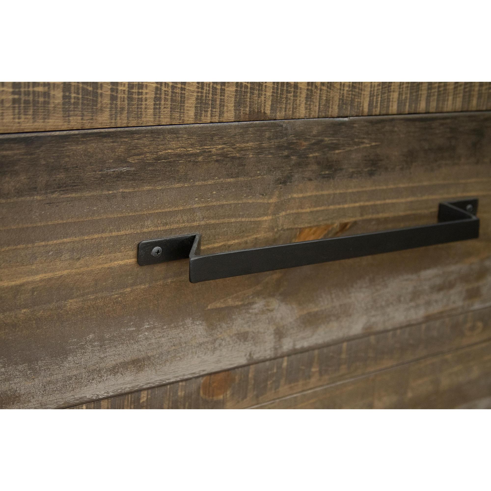 Loft Brown 2 Drawer 2 Doors Server 4 Loft Brown 2 Drawer 2 Doors Server - Image 4