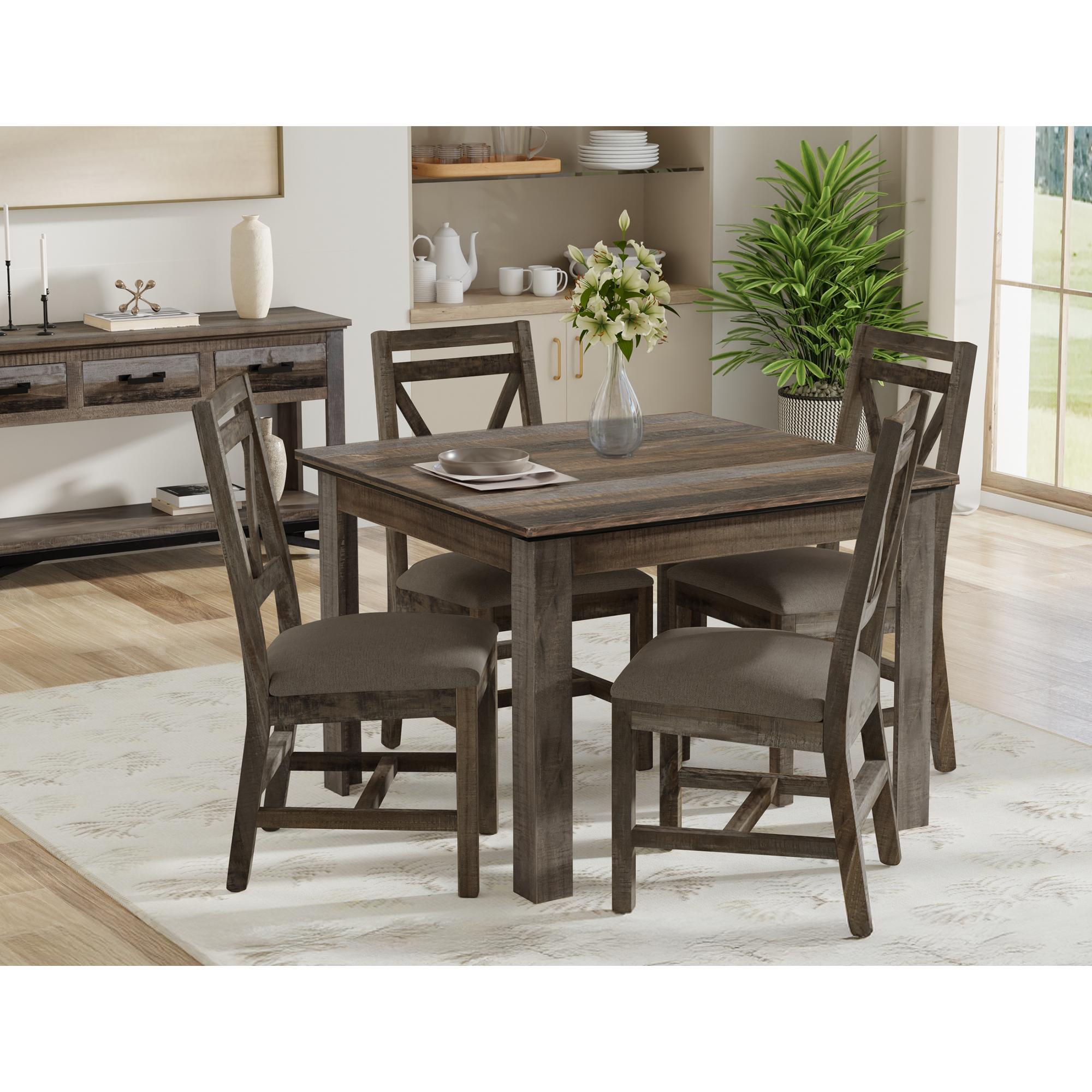 Loft Brown 42" Dining Table IFD6441TBL42 6 Loft Brown 42" Dining Table IFD6441TBL42 - Image 6