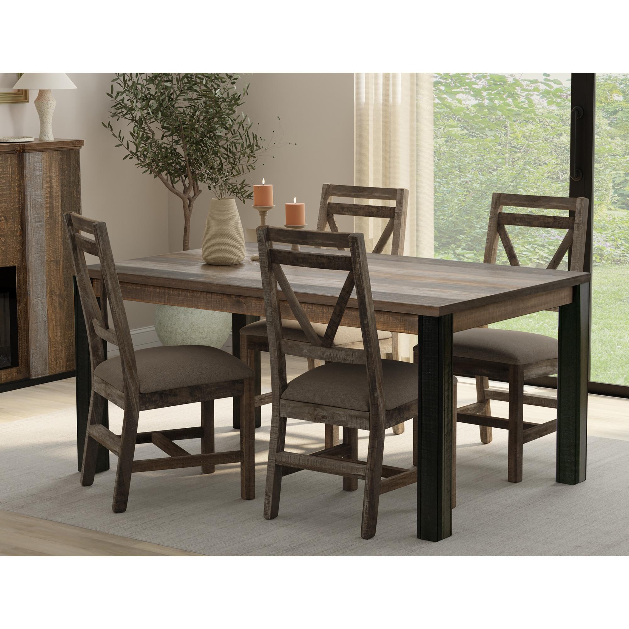 Loft Brown 65" Table 2 Loft Brown 65" Table - Image 2