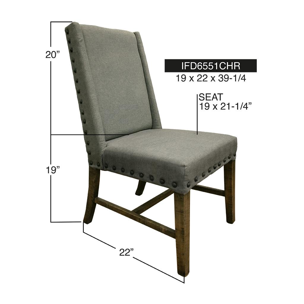 Loft Brown Wooden Chair 8 Loft Brown Wooden Chair - Image 8