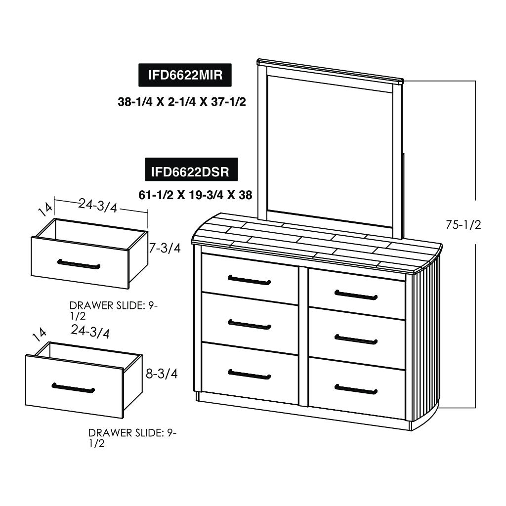 Mezquite 6 Drawer Dresser 7 Mezquite 6 Drawer Dresser - Image 7