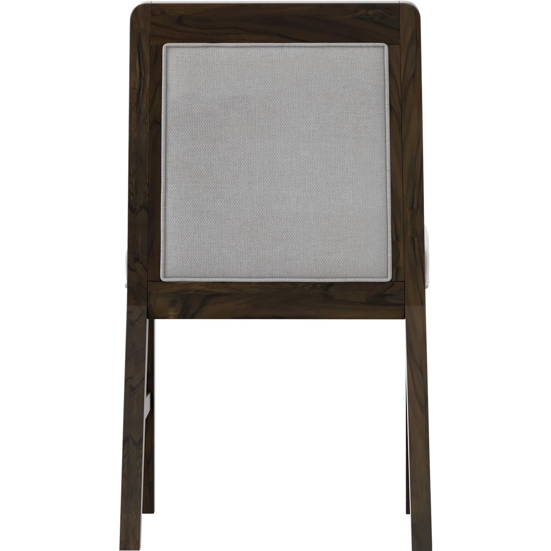 Dark Mezquite Wooden Chair 4 Dark Mezquite Wooden Chair - Image 4