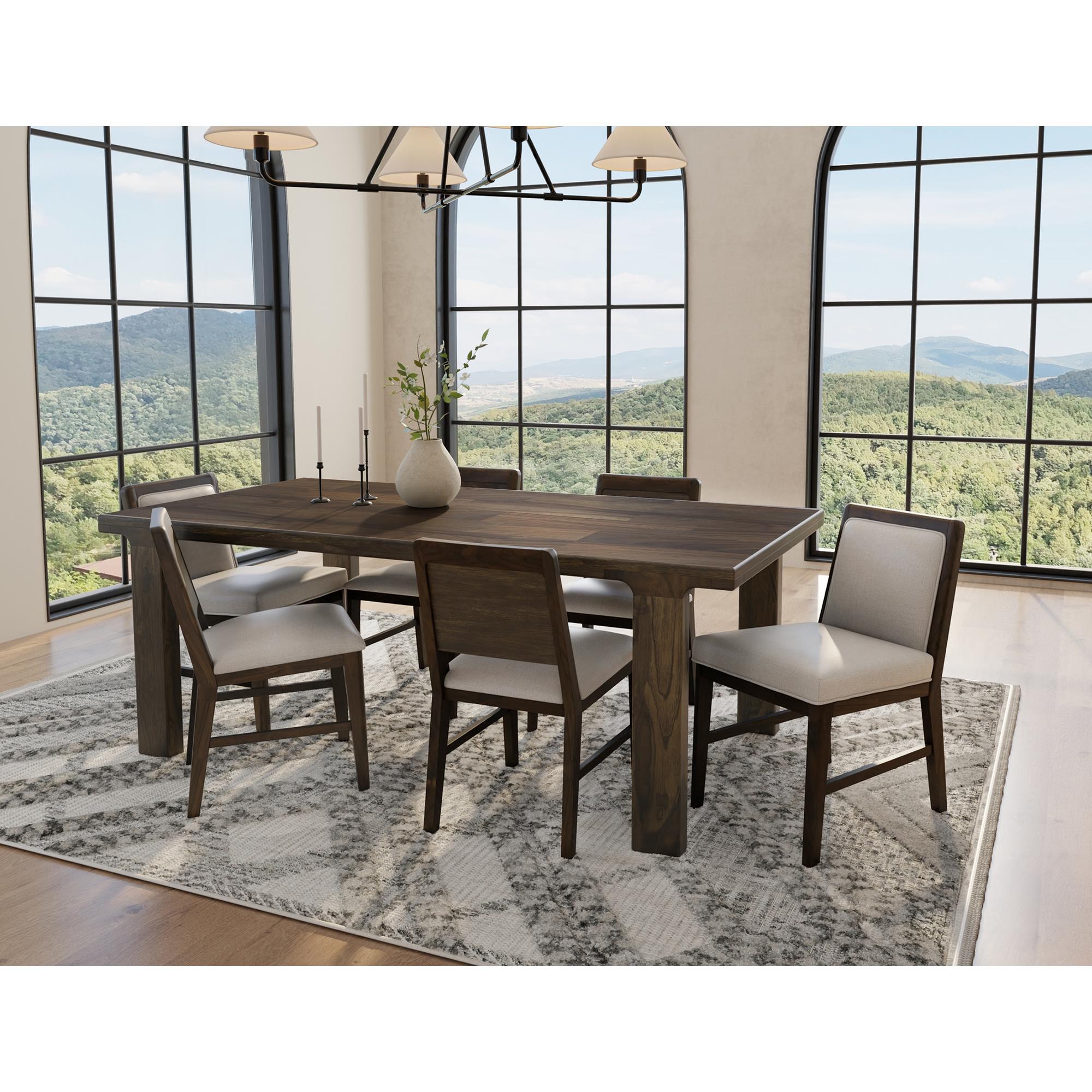 Dark Mezquite Wooden Chair 5 Dark Mezquite Wooden Chair - Image 5