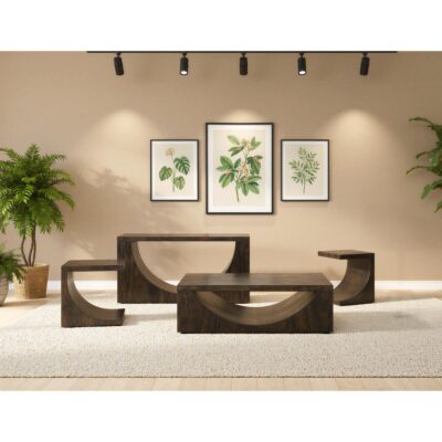 Dark Mezquite Wooden Cocktail Table IFD6631CKT IFD6631CKT 03