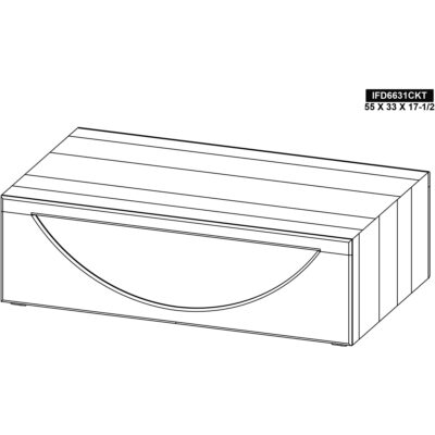 Dark Mezquite Wooden Cocktail Table IFD6631CKT IFD6631CKT 06