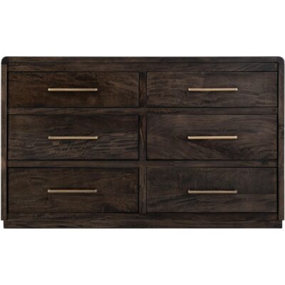 Dark Mezquite 6 Drawer Dresser IFD6631DSR