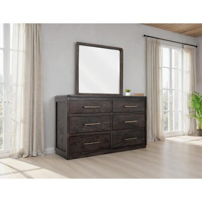 Dark Mezquite 6 Drawer Dresser IFD6631DSR IFD6631DSR IFD6631DSR 05