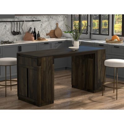 Dark Mezquite 2 Drawer 4 Door Kitchen Island 8 Dark Mezquite 2 Drawer 4 Door Kitchen Island IFD6631KSL IFD6631KSL 03