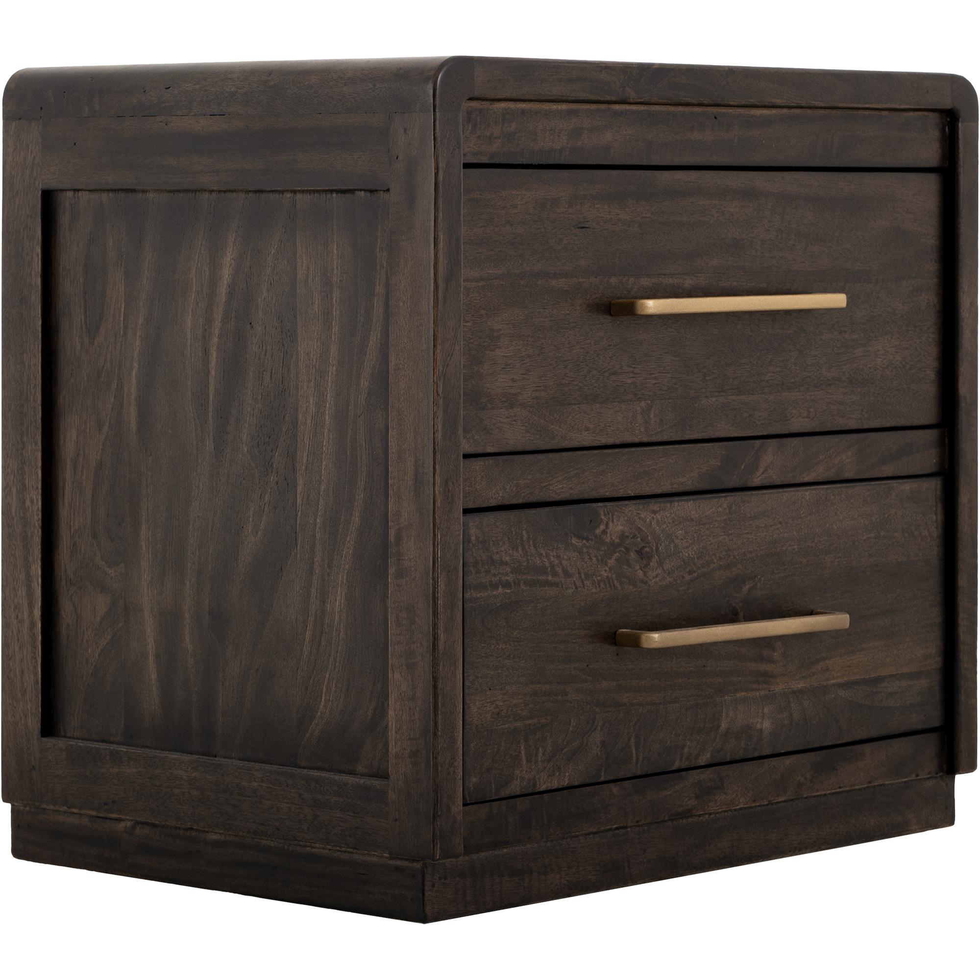 Dark Mezquite 2 Drawer Nightstand 2 Dark Mezquite 2 Drawer Nightstand - Image 2