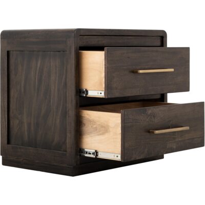 Dark Mezquite 2 Drawer Nightstand 11 Dark Mezquite 2 Drawer Nightstand IFD6631NTS IFD6631NTS 03