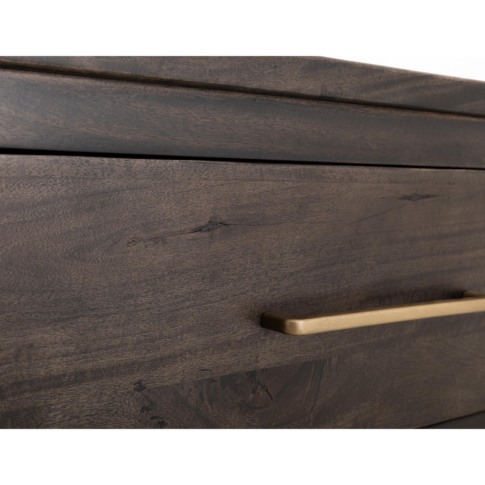 Dark Mezquite 2 Drawer Nightstand 5 Dark Mezquite 2 Drawer Nightstand - Image 5