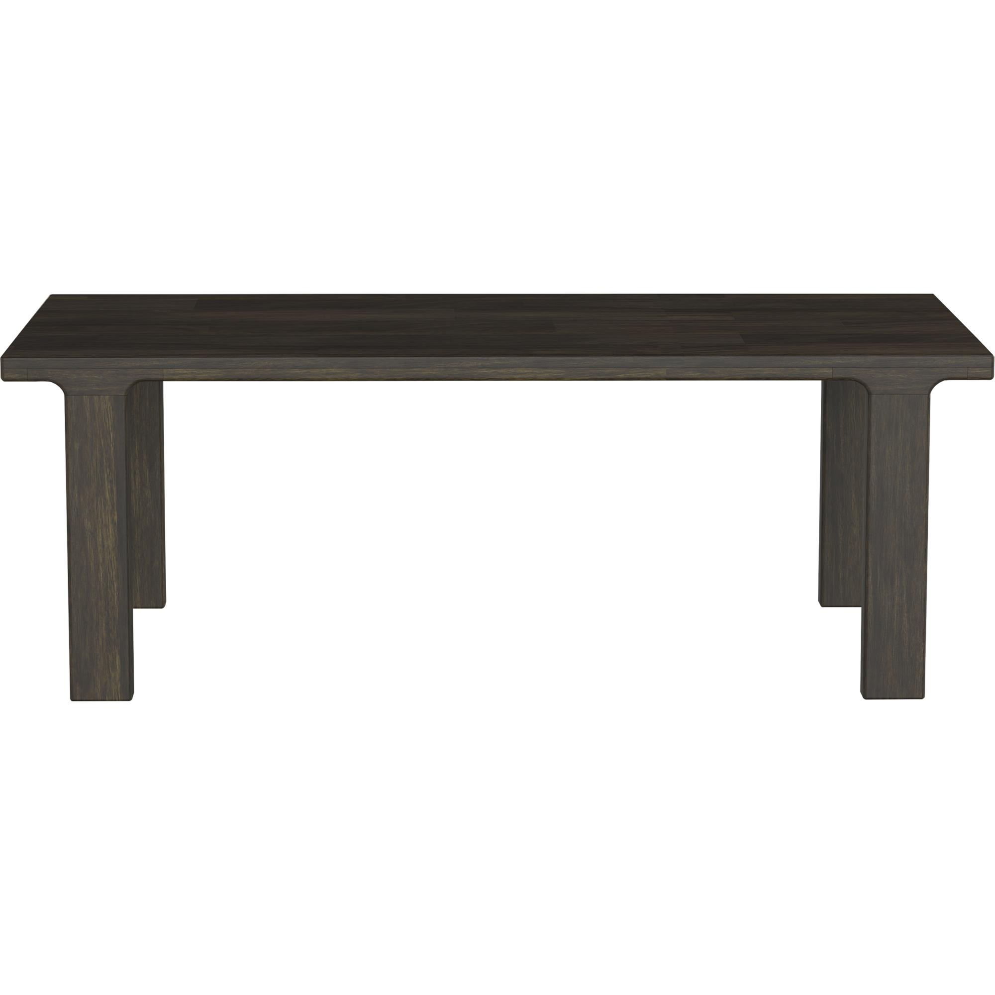 Dark Mezquite Wooden Table 2 Dark Mezquite Wooden Table - Image 2