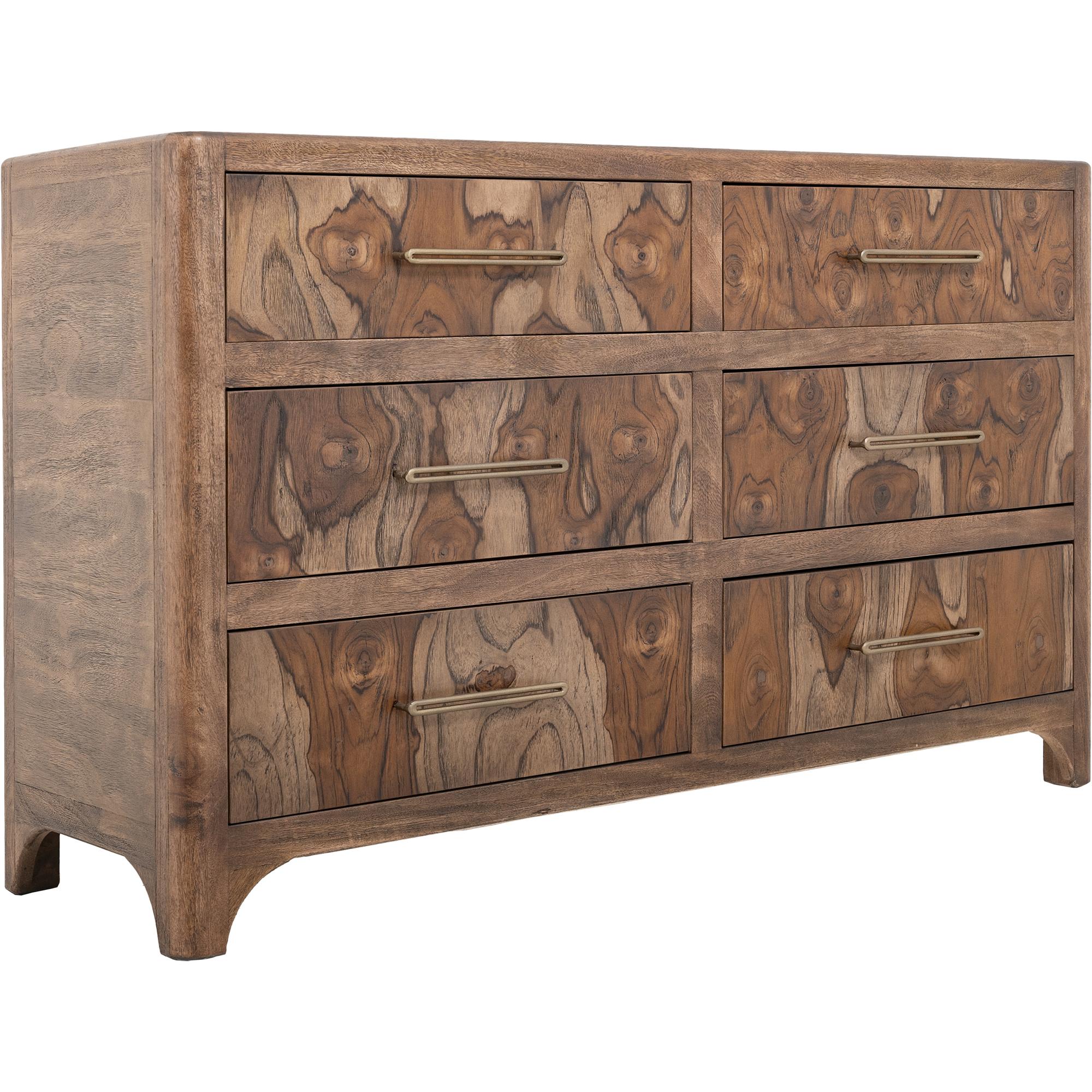 Praga 6 Drawer Dresser 2 Praga 6 Drawer Dresser - Image 2