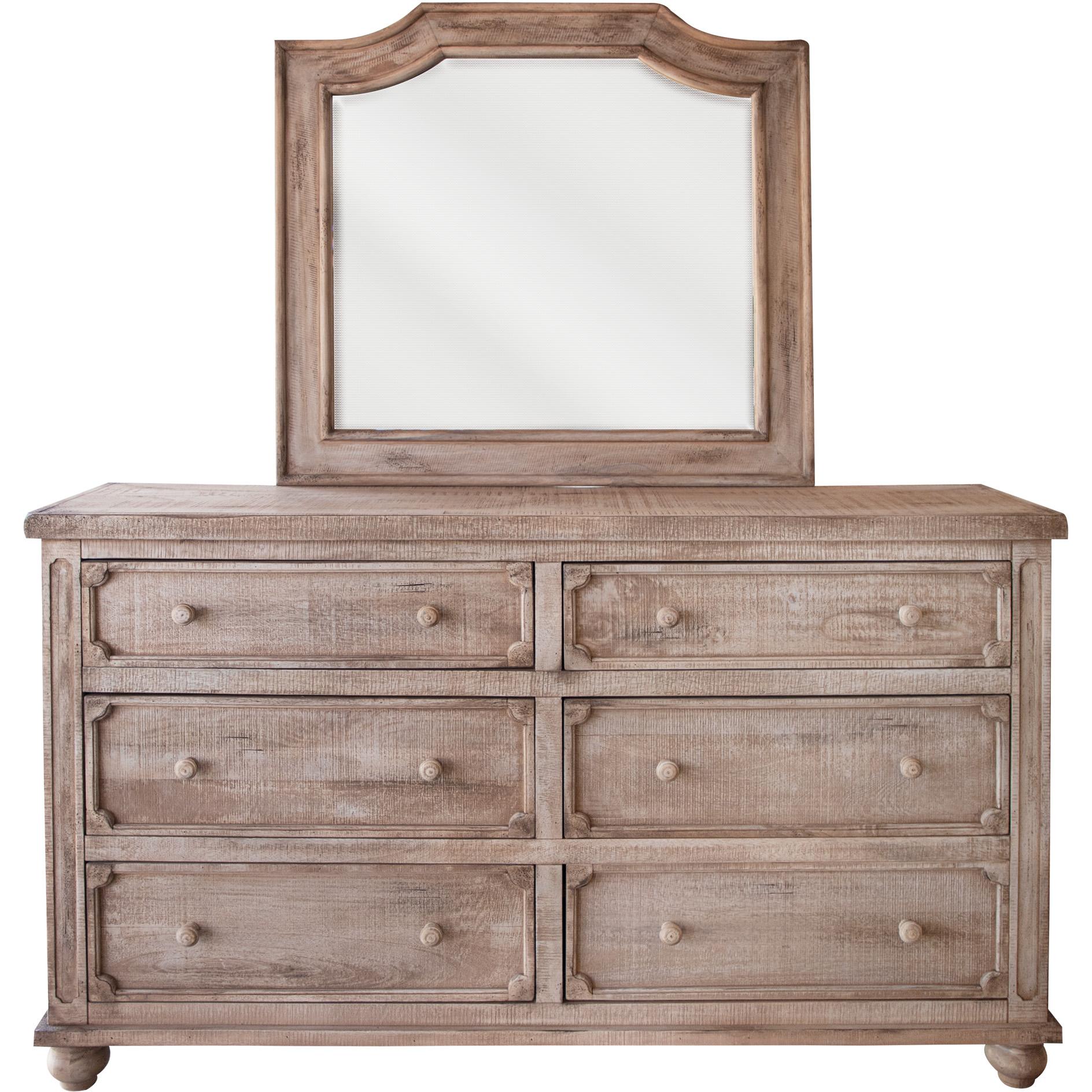 Aruba 6 Drawer Dresser 2 Aruba 6 Drawer Dresser - Image 2