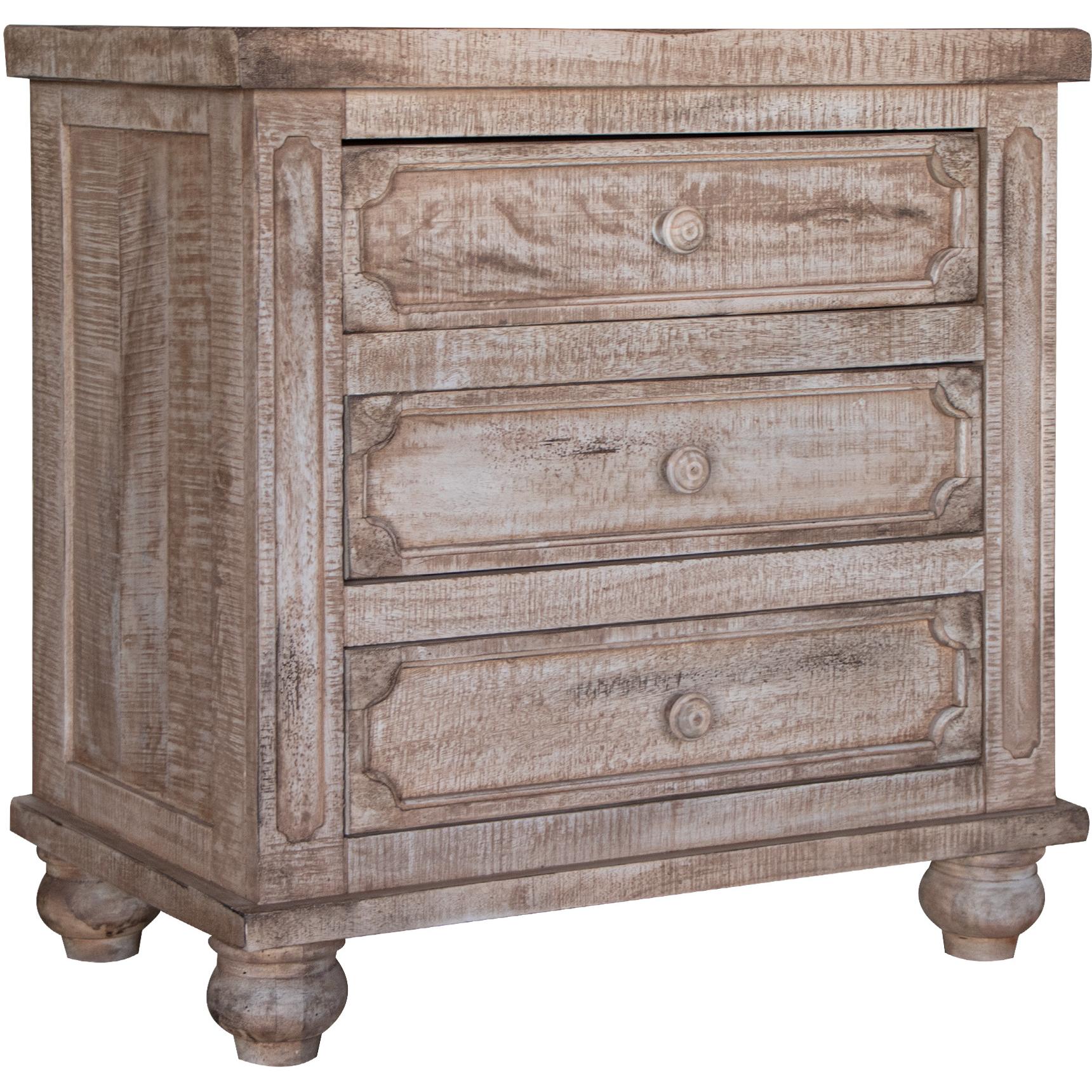 Aruba 3 Drawer Nightstand 1 Aruba 3 Drawer Nightstand