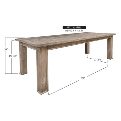 Aruba Wooden Table IFD7332TBL IFD7332TBL 06