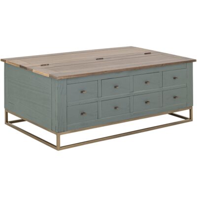 Timber 8 Drawers Hinged Top Cocktail Table IFD7751CKTGN IFD7751CKTGN 02