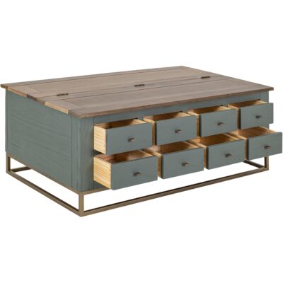 Timber 8 Drawers Hinged Top Cocktail Table IFD7751CKTGN IFD7751CKTGN 03