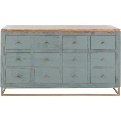 Timber 12 Drawer Console
