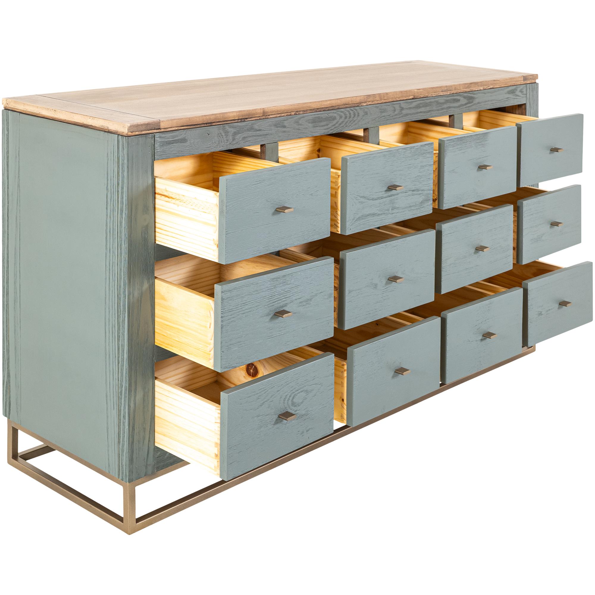Timber 12 Drawer Console 4 Timber 12 Drawer Console - Image 4