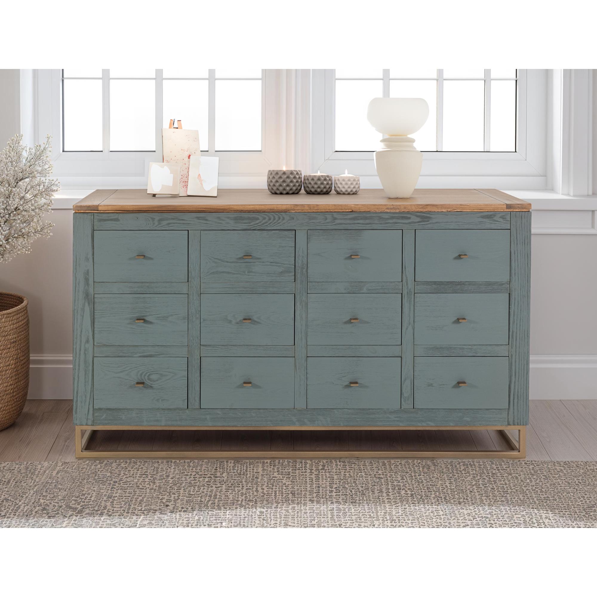 Timber 12 Drawer Console 5 Timber 12 Drawer Console - Image 5