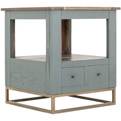 Timber 2 Drawer 1 Shelf End Table IFD7751ENDGN IFD7751ENDGN 02