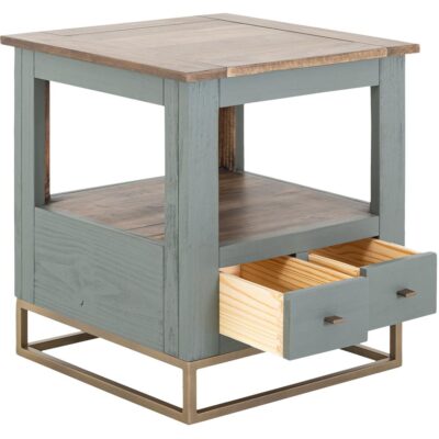 Timber 2 Drawer 1 Shelf End Table IFD7751ENDGN IFD7751ENDGN 03