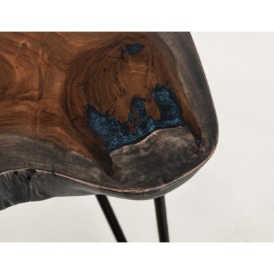 Parota Epoxy Live Edge End Table IFD8351ENDBL IFD8351ENDBL 06