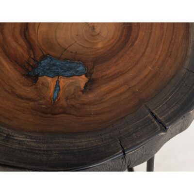 Parota Epoxy Live Edge End Table IFD8351ENDBL IFD8351ENDBL 07