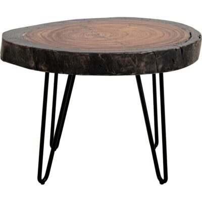 Parota Epoxy Live Edge End Table