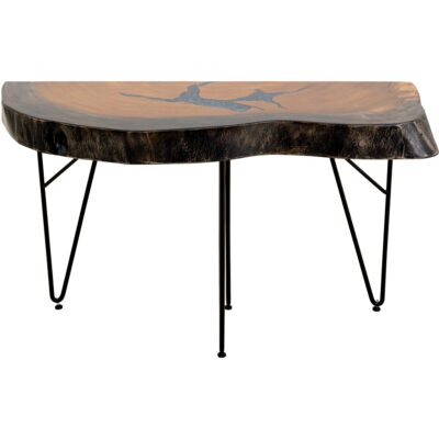 Parota Epoxy Live Edge Sofa Table