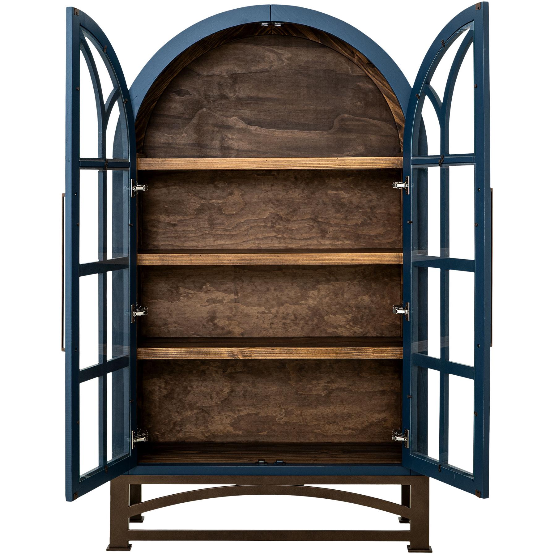 Obsidian 2 Glass Door Cabinet 3 Obsidian 2 Glass Door Cabinet - Image 3