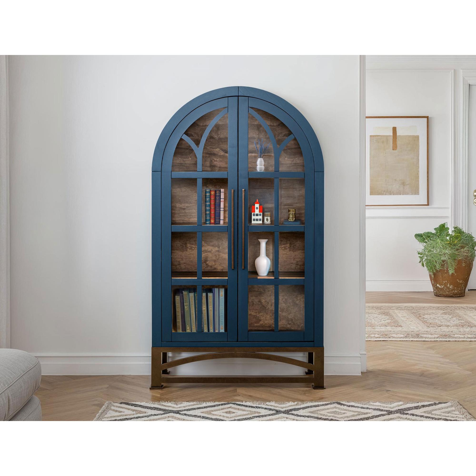 Obsidian 2 Glass Door Cabinet 4 Obsidian 2 Glass Door Cabinet - Image 4