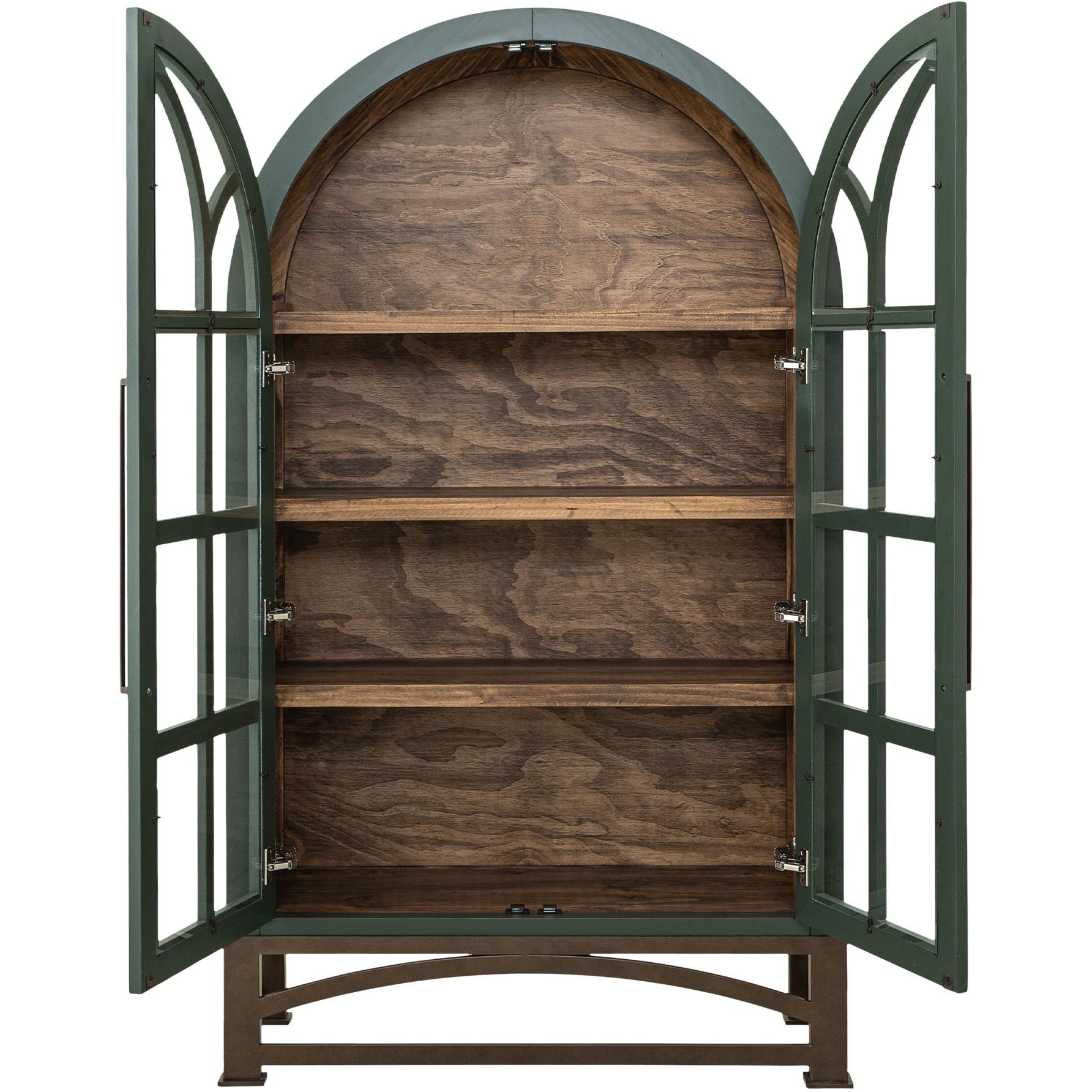 Obsidian 2 Glass Door Cabinet 3 Obsidian 2 Glass Door Cabinet - Image 3