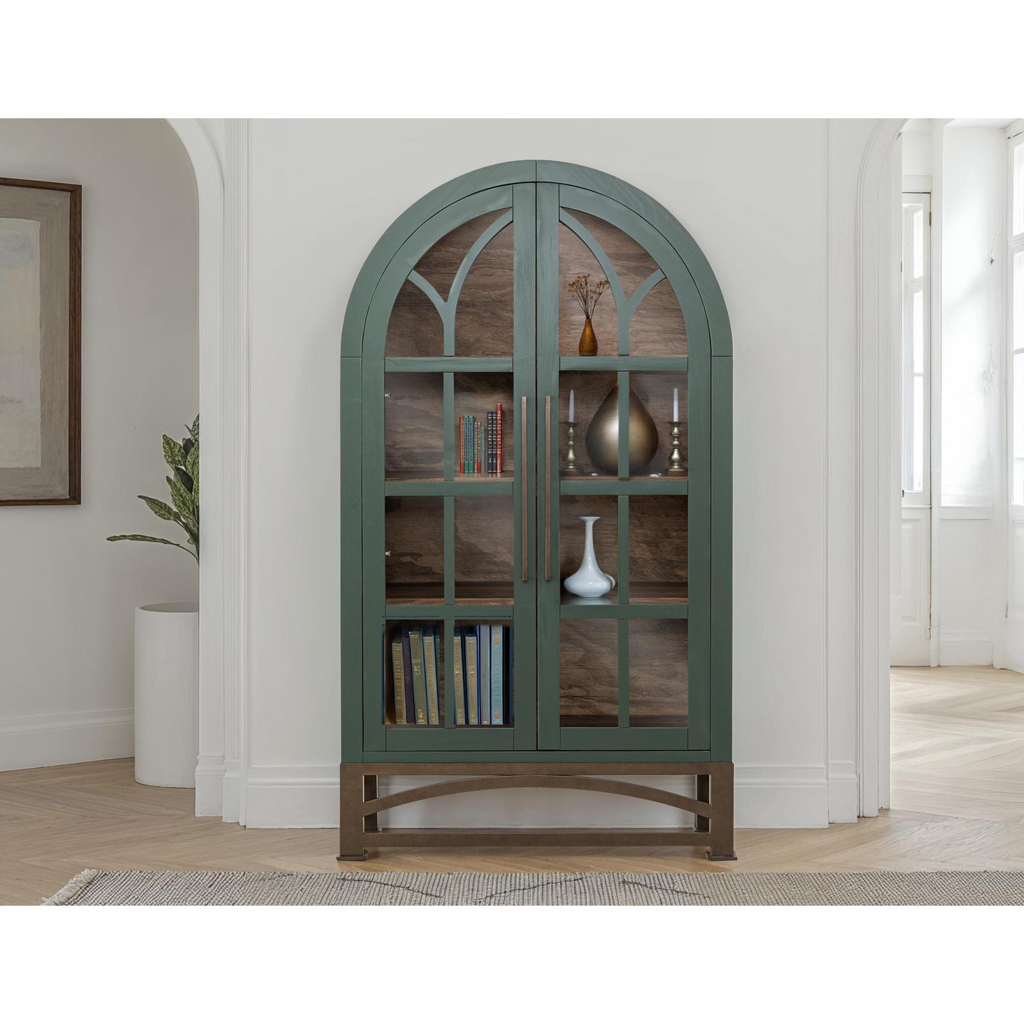 Obsidian 2 Glass Door Cabinet 4 Obsidian 2 Glass Door Cabinet - Image 4