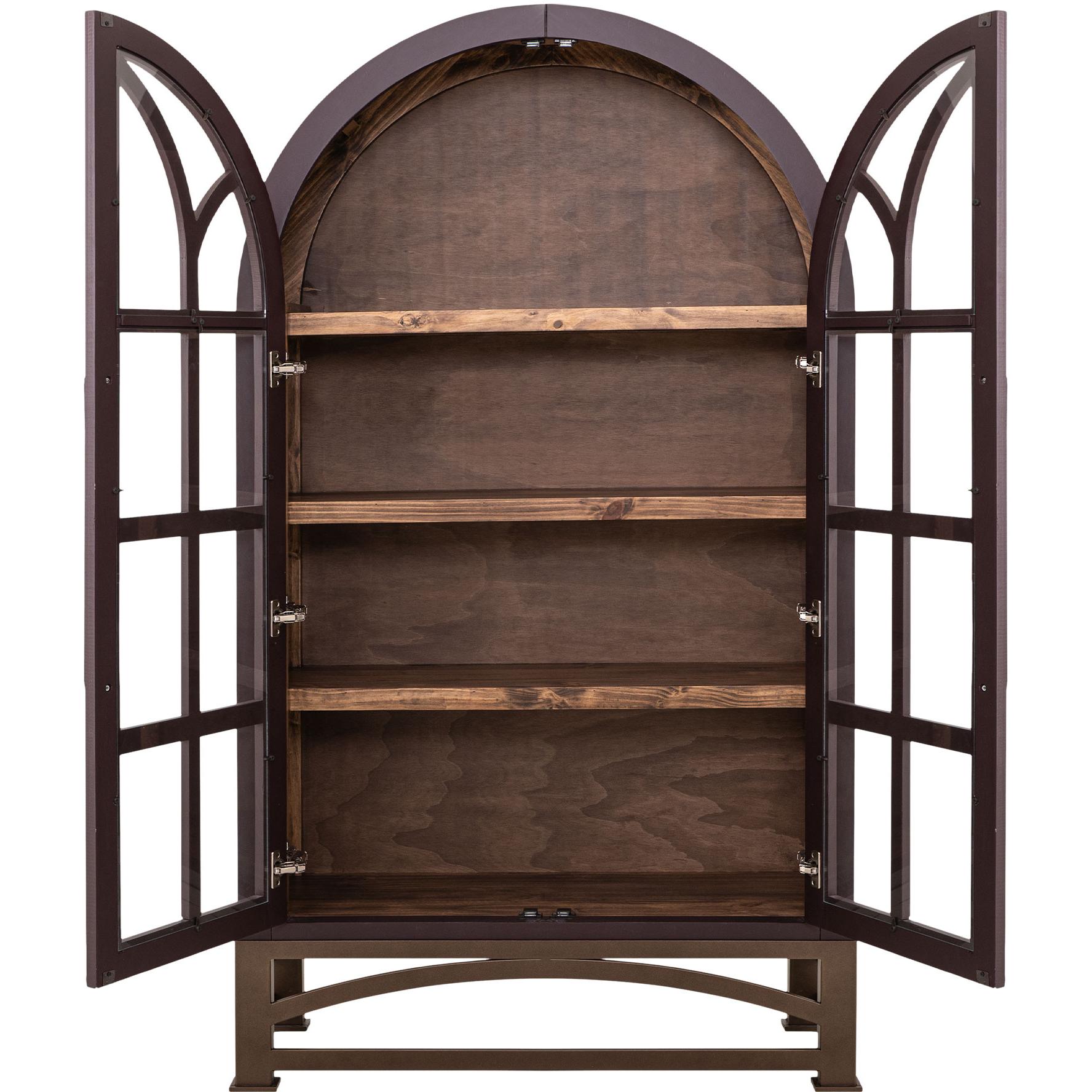 Obsidian 2 Glass Door Cabinet 3 Obsidian 2 Glass Door Cabinet - Image 3