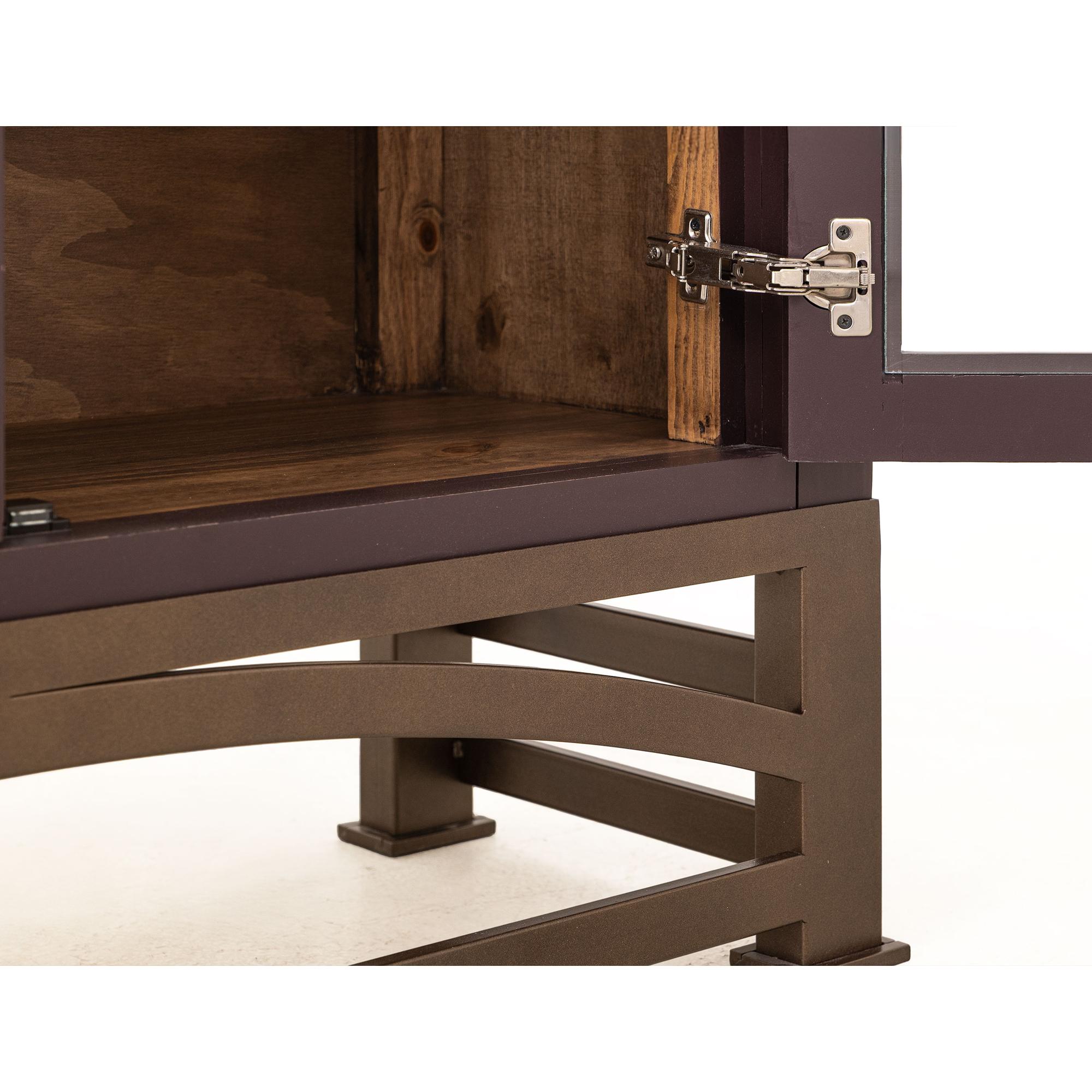 Obsidian 2 Glass Door Cabinet 5 Obsidian 2 Glass Door Cabinet - Image 5