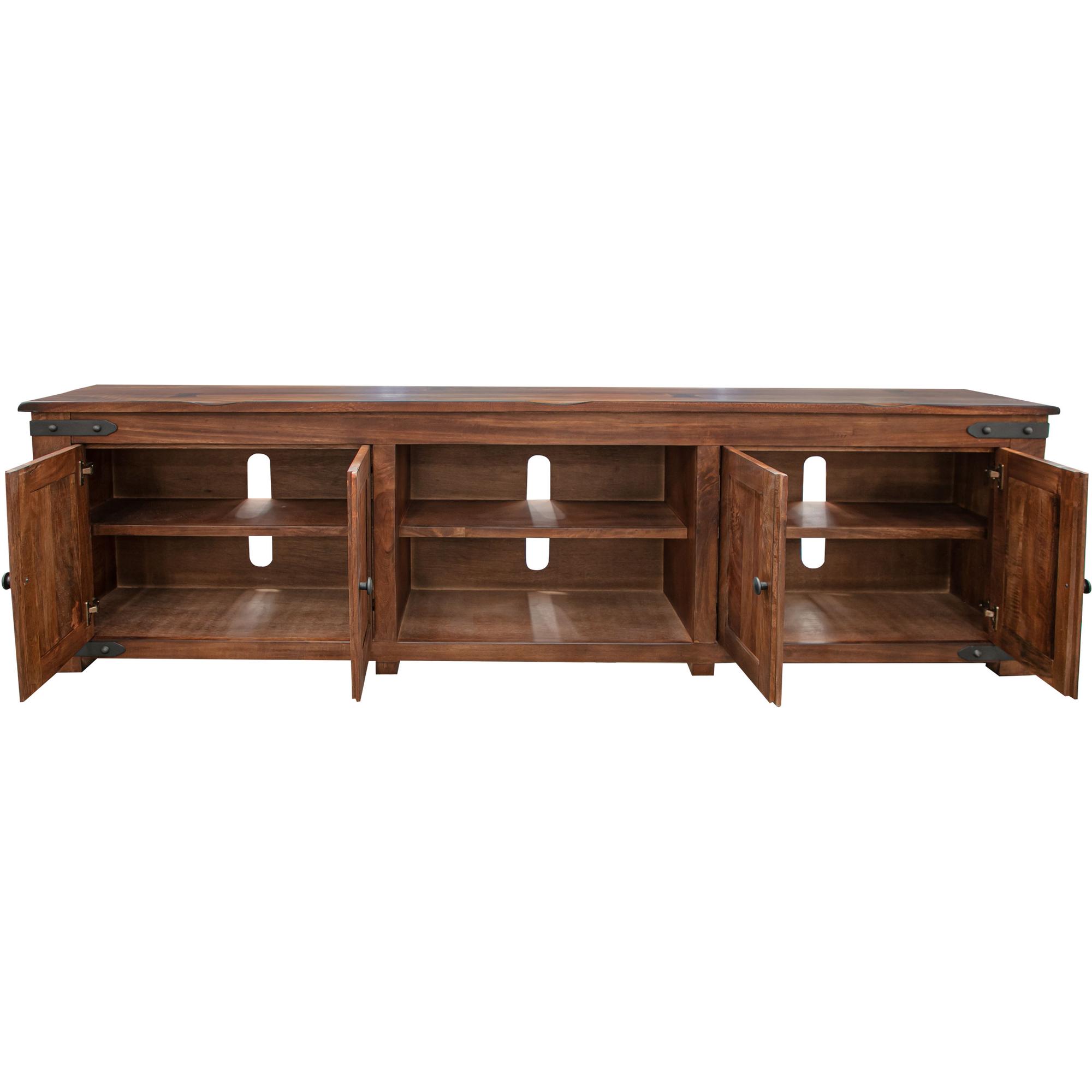 Parota 4 Door 93" TV Stand 3 Parota 4 Door 93" TV Stand - Image 3