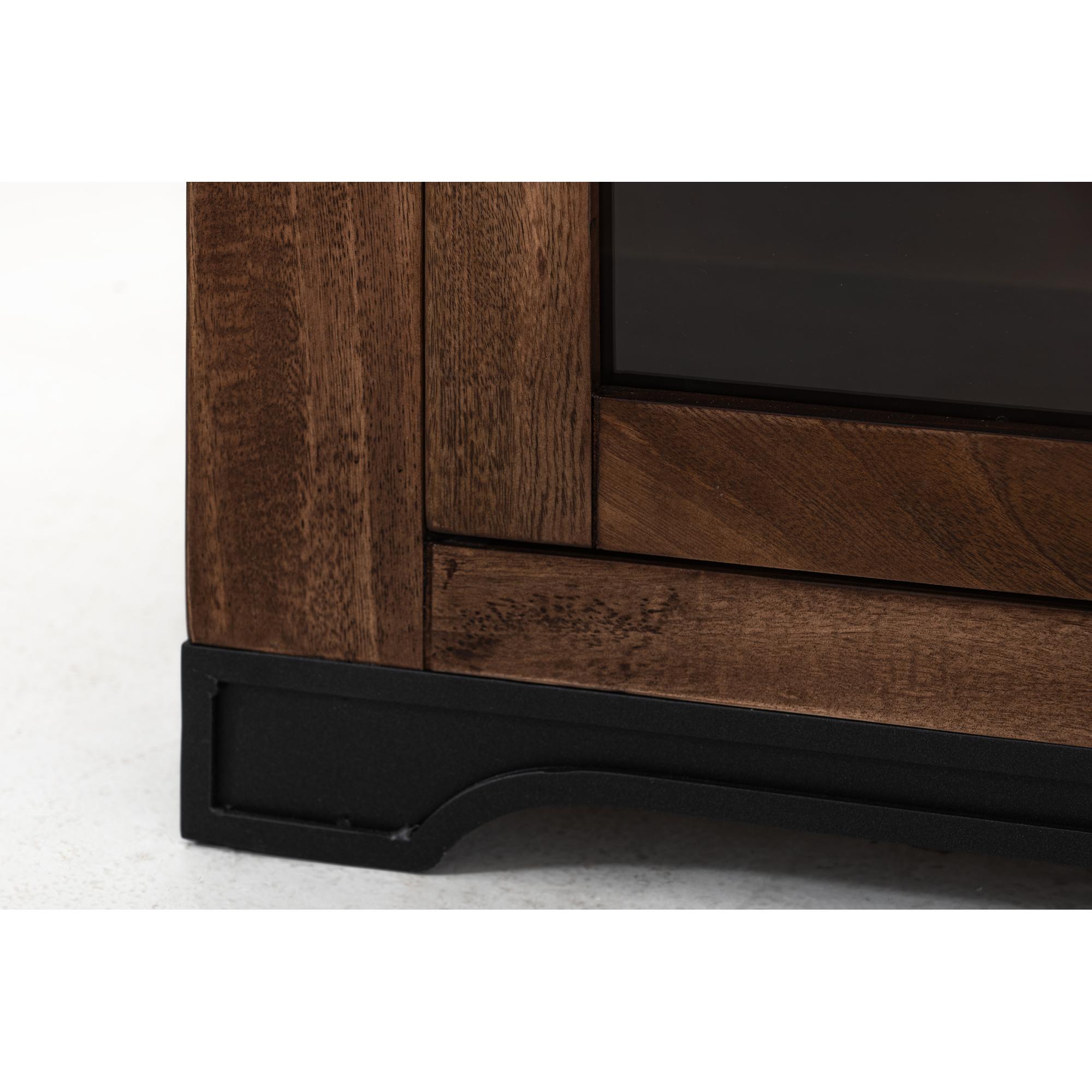 Parota 3 Drawer 4 Glass Doors 70" Console 11 Parota 3 Drawer 4 Glass Doors 70" Console - Image 11