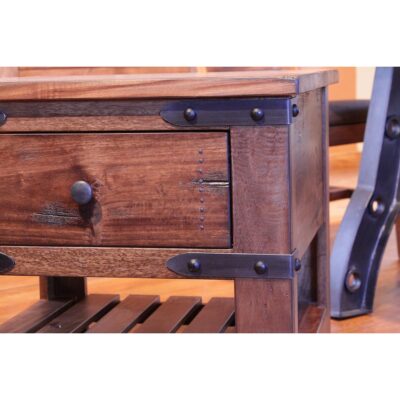 Parota 1 Drawer End Table IFD866END IFD866END 04